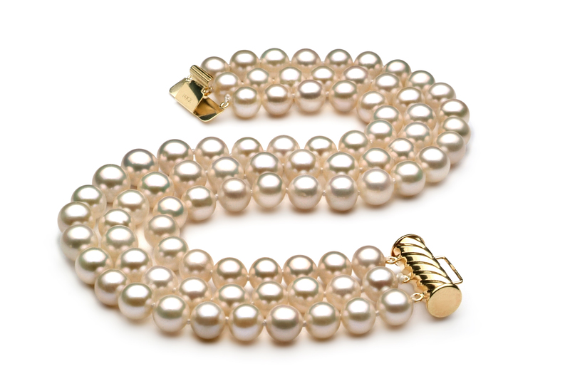 6-7mm AA Quality Freshwater Cultured Pearl Bracelet in Dianna White - #2
