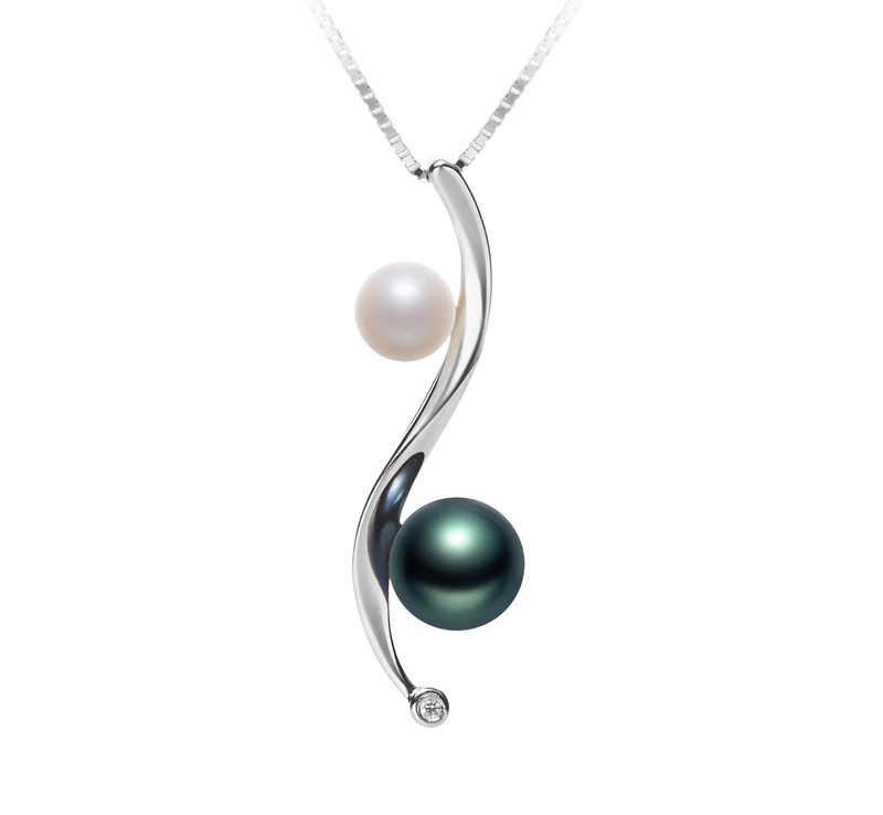 5-8mm AA Quality Freshwater Cultured Pearl Pendant in Elida Multicolor - #1