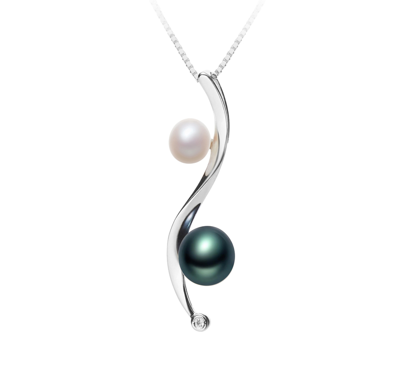 5-8mm AA Quality Freshwater Cultured Pearl Pendant in Elida Multicolor - #2