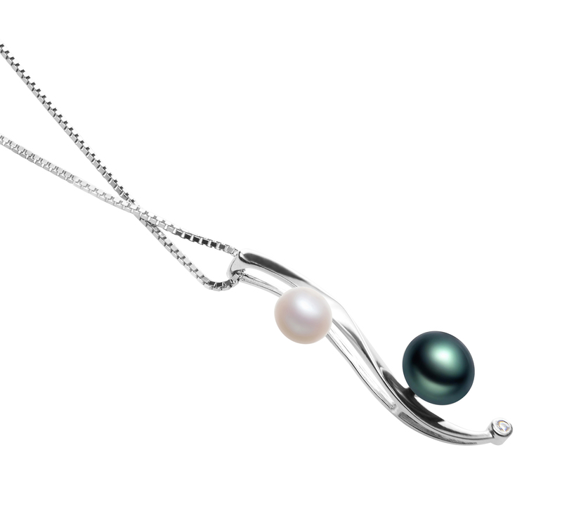 5-8mm AA Quality Freshwater Cultured Pearl Pendant in Elida Multicolor - #3