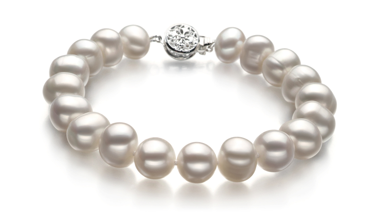 8-9mm A Quality Freshwater Cultured Pearl Set in Kaitlyn White - #3