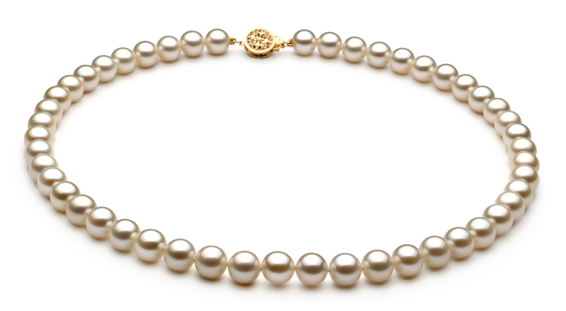 7-8mm AAAA Quality Freshwater Cultured Pearl Set in White - #2
