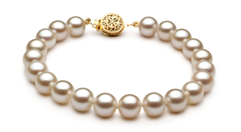 7-8mm AAAA Quality Freshwater Cultured Pearl Set in White - #3