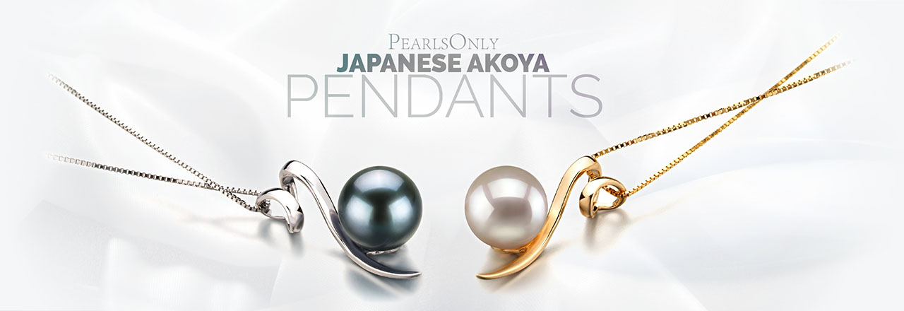 PearlsOnly Japanese Akoya Pendants