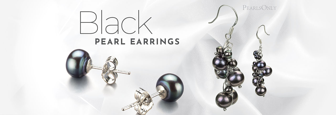 Landing banner for Black Pearl Earrings