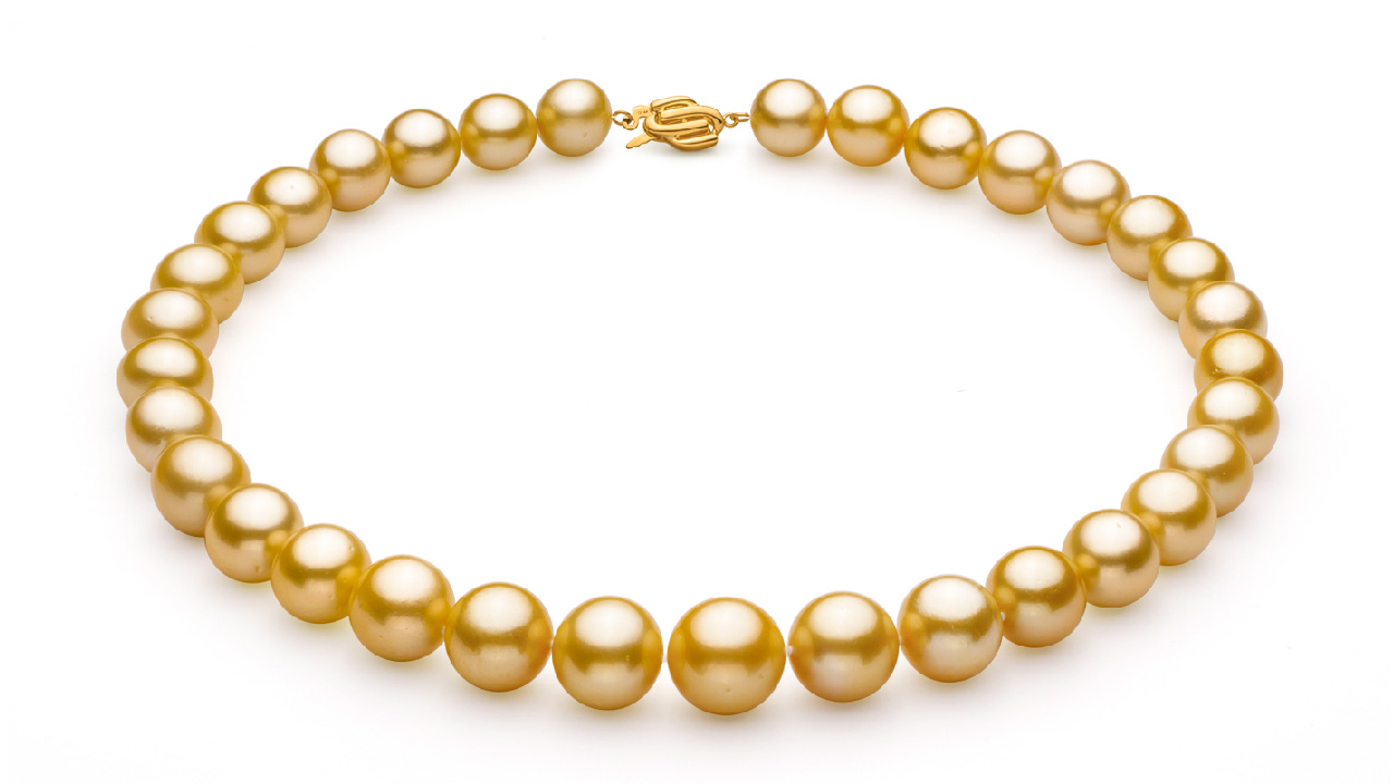 Real Golden South Sea Pearls for Sale - Buy Online at PearlsOnly.com